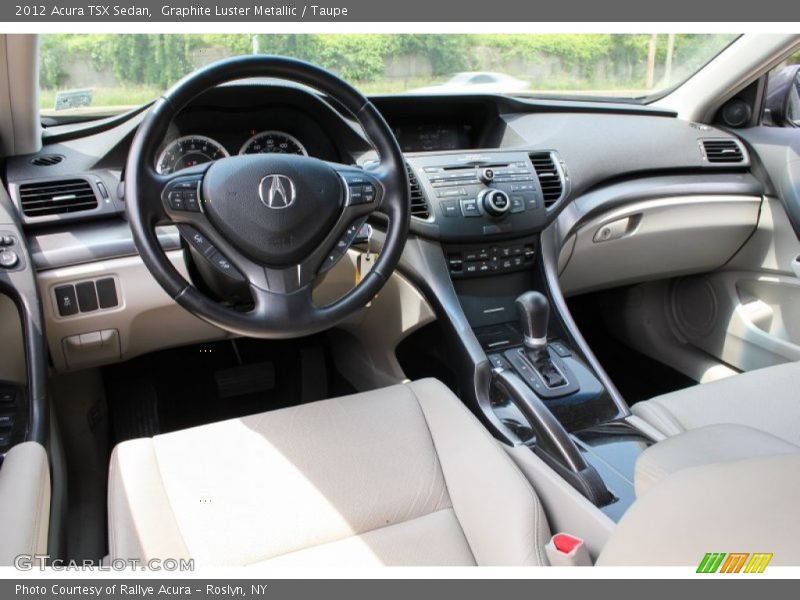 Graphite Luster Metallic / Taupe 2012 Acura TSX Sedan