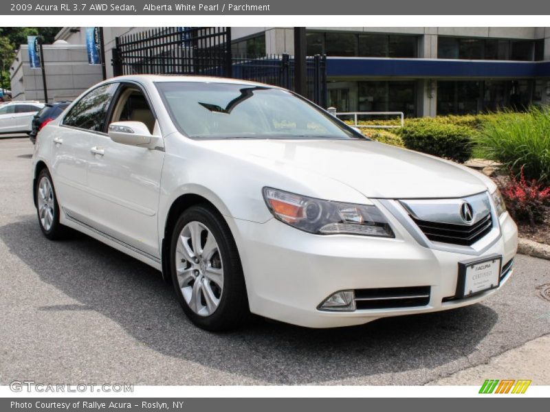 Alberta White Pearl / Parchment 2009 Acura RL 3.7 AWD Sedan