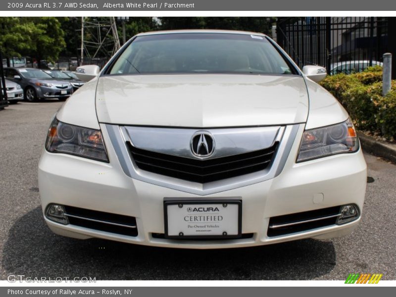 Alberta White Pearl / Parchment 2009 Acura RL 3.7 AWD Sedan