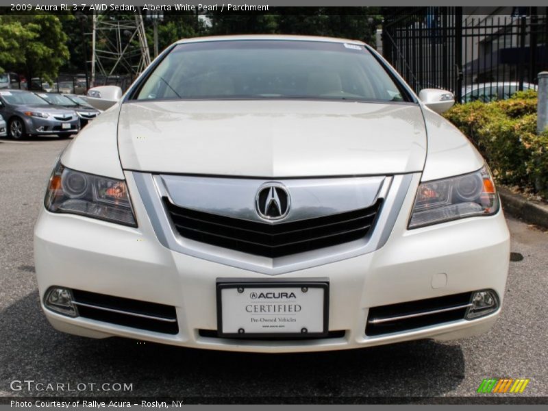 Alberta White Pearl / Parchment 2009 Acura RL 3.7 AWD Sedan