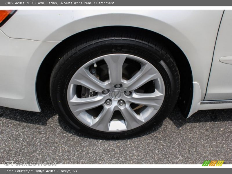 Alberta White Pearl / Parchment 2009 Acura RL 3.7 AWD Sedan