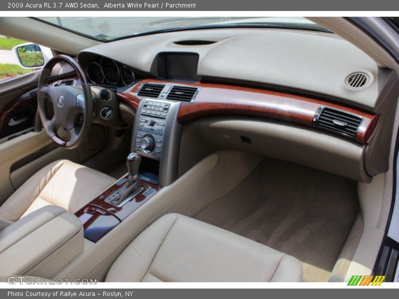 Alberta White Pearl / Parchment 2009 Acura RL 3.7 AWD Sedan