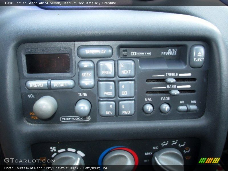 Medium Red Metallic / Graphite 1998 Pontiac Grand Am SE Sedan