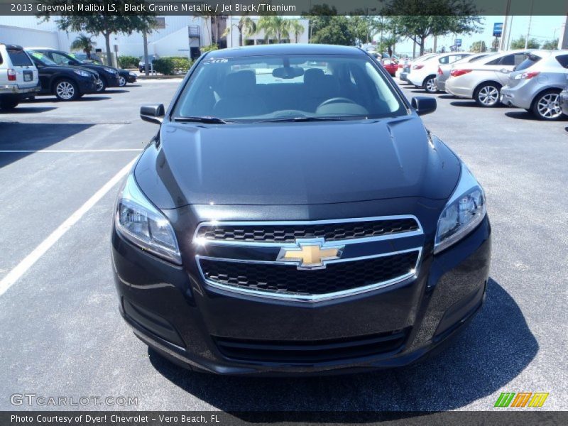 Black Granite Metallic / Jet Black/Titanium 2013 Chevrolet Malibu LS
