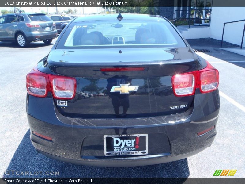 Black Granite Metallic / Jet Black/Titanium 2013 Chevrolet Malibu LS