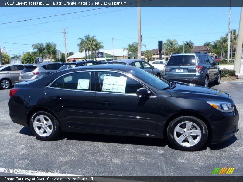 Black Granite Metallic / Jet Black/Titanium 2013 Chevrolet Malibu LS