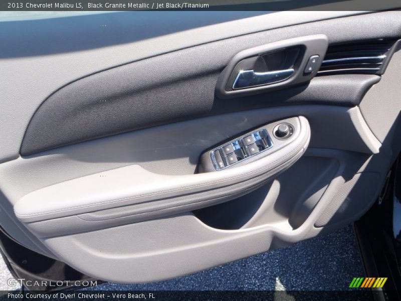 Black Granite Metallic / Jet Black/Titanium 2013 Chevrolet Malibu LS