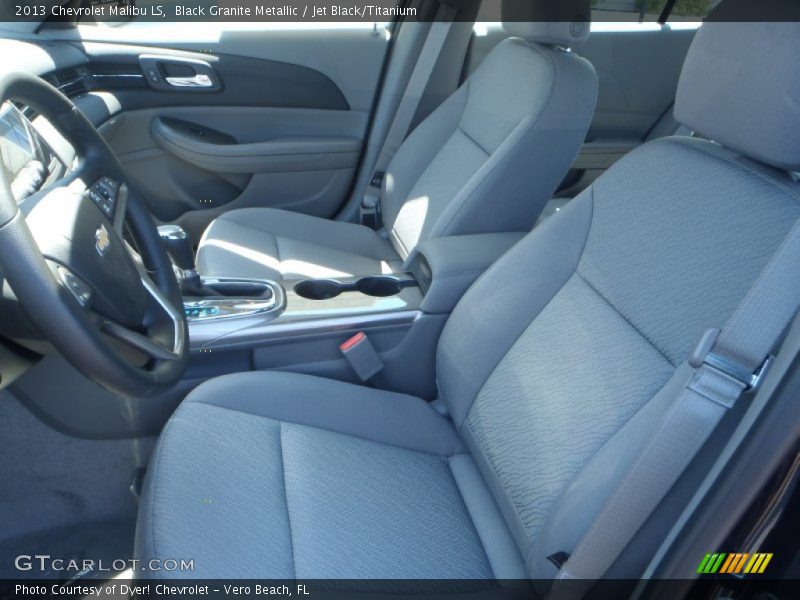 Black Granite Metallic / Jet Black/Titanium 2013 Chevrolet Malibu LS
