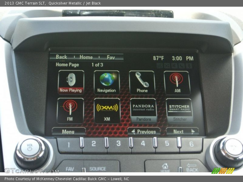 Quicksilver Metallic / Jet Black 2013 GMC Terrain SLT