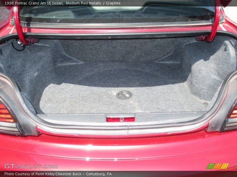 Medium Red Metallic / Graphite 1998 Pontiac Grand Am SE Sedan