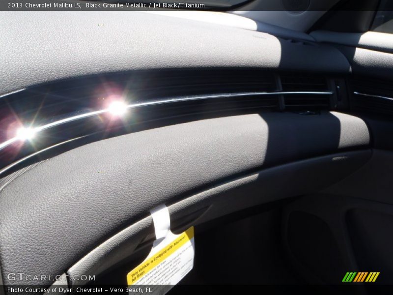 Black Granite Metallic / Jet Black/Titanium 2013 Chevrolet Malibu LS