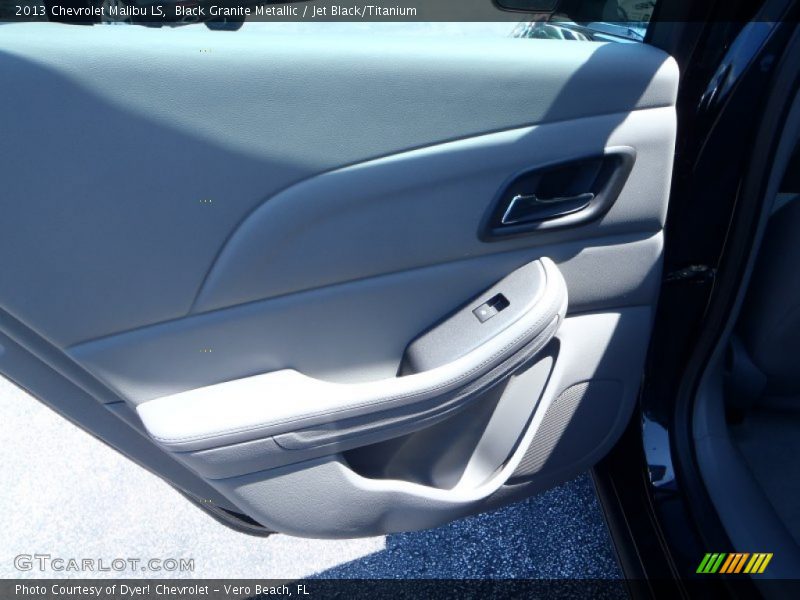 Black Granite Metallic / Jet Black/Titanium 2013 Chevrolet Malibu LS