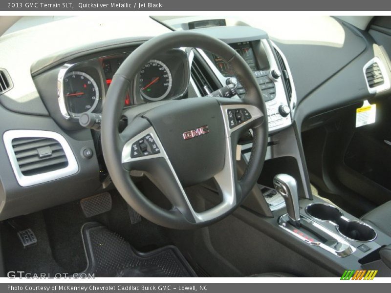 Quicksilver Metallic / Jet Black 2013 GMC Terrain SLT