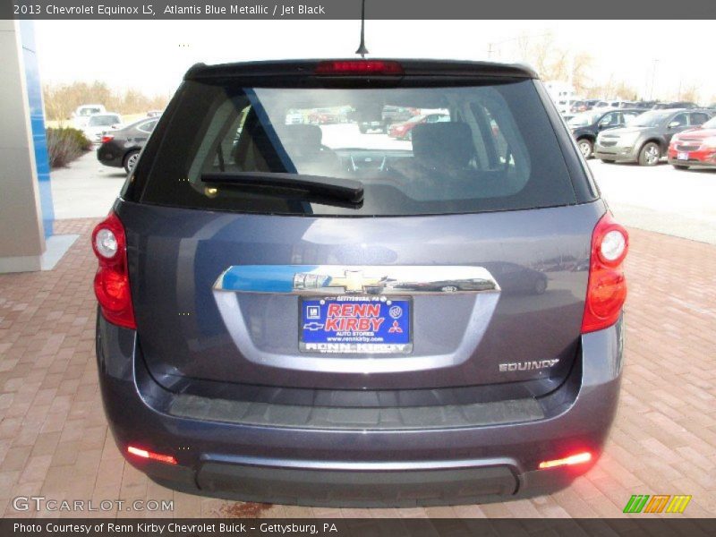 Atlantis Blue Metallic / Jet Black 2013 Chevrolet Equinox LS