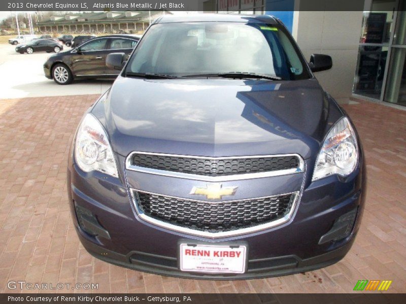 Atlantis Blue Metallic / Jet Black 2013 Chevrolet Equinox LS