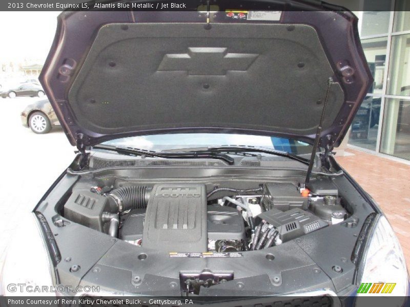 Atlantis Blue Metallic / Jet Black 2013 Chevrolet Equinox LS