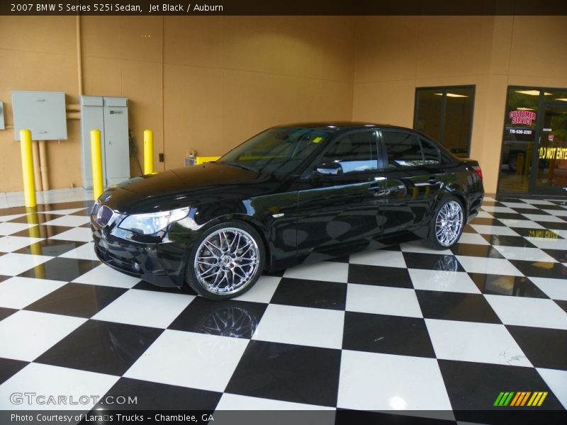 Jet Black / Auburn 2007 BMW 5 Series 525i Sedan