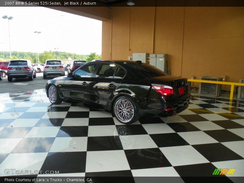 Jet Black / Auburn 2007 BMW 5 Series 525i Sedan