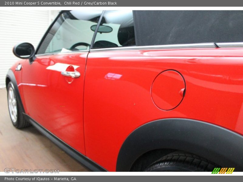 Chili Red / Grey/Carbon Black 2010 Mini Cooper S Convertible