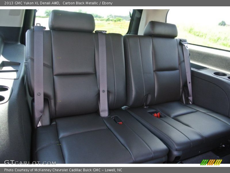 Rear Seat of 2013 Yukon XL Denali AWD