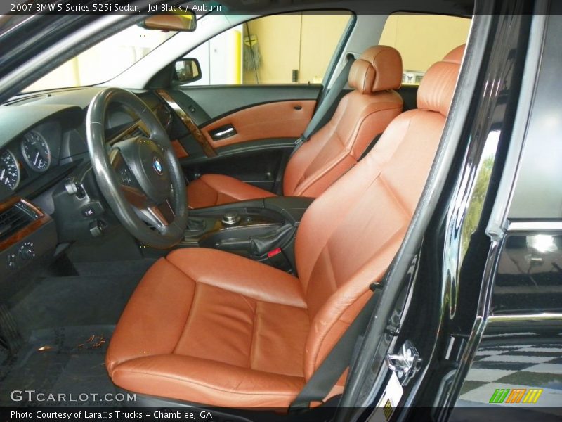 Front Seat of 2007 5 Series 525i Sedan