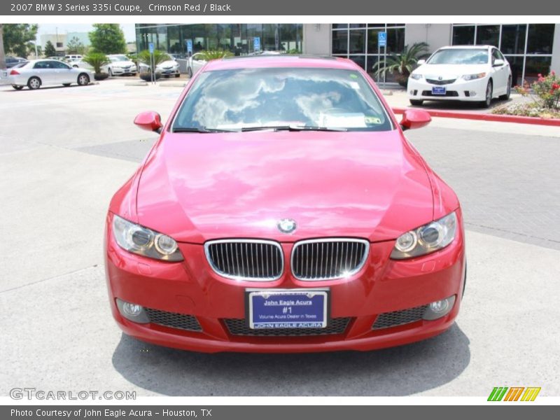 Crimson Red / Black 2007 BMW 3 Series 335i Coupe
