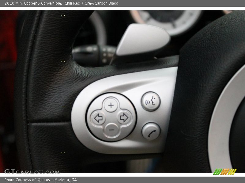 Chili Red / Grey/Carbon Black 2010 Mini Cooper S Convertible