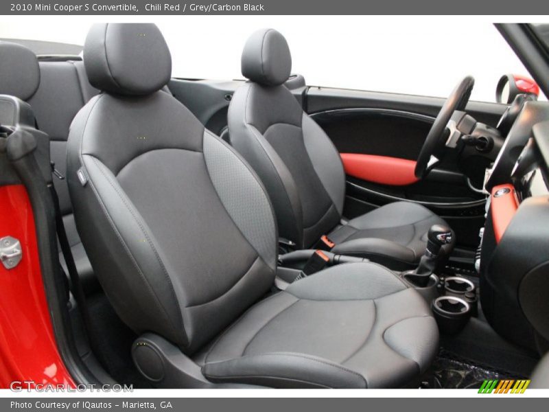 Chili Red / Grey/Carbon Black 2010 Mini Cooper S Convertible