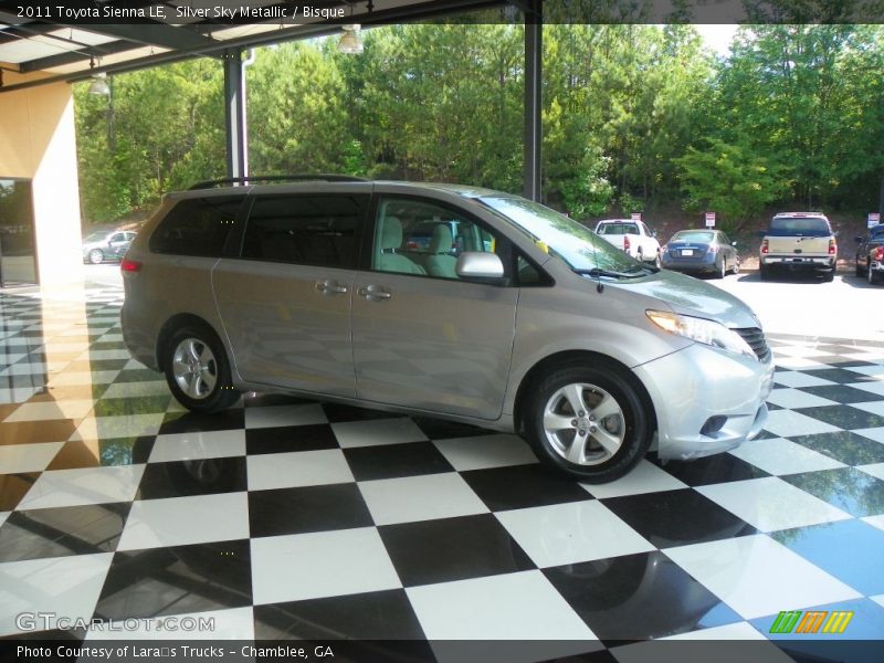 Silver Sky Metallic / Bisque 2011 Toyota Sienna LE