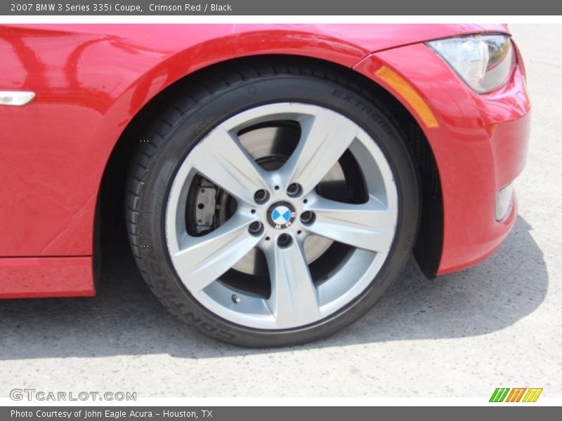 Crimson Red / Black 2007 BMW 3 Series 335i Coupe