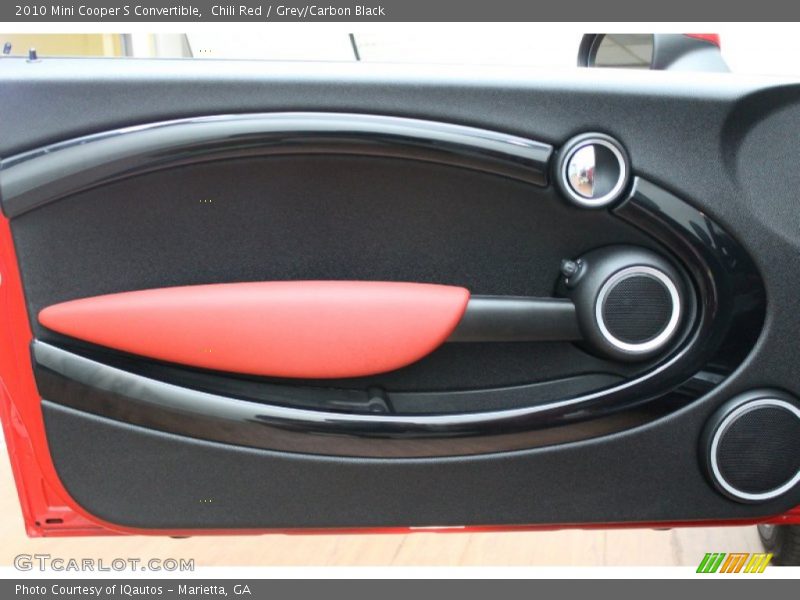 Chili Red / Grey/Carbon Black 2010 Mini Cooper S Convertible