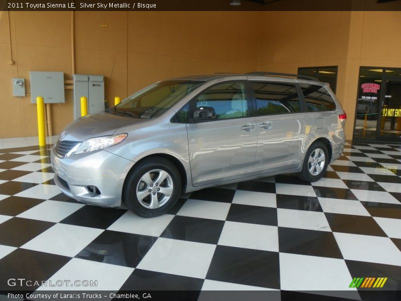 Silver Sky Metallic / Bisque 2011 Toyota Sienna LE