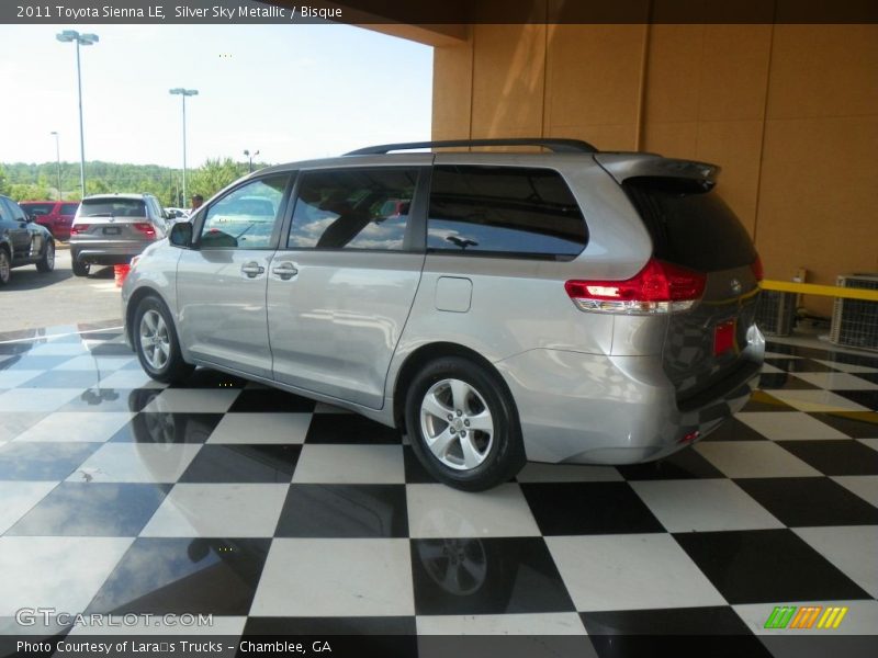Silver Sky Metallic / Bisque 2011 Toyota Sienna LE