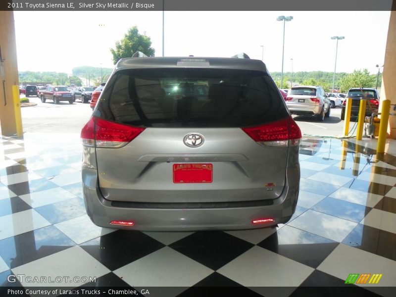Silver Sky Metallic / Bisque 2011 Toyota Sienna LE