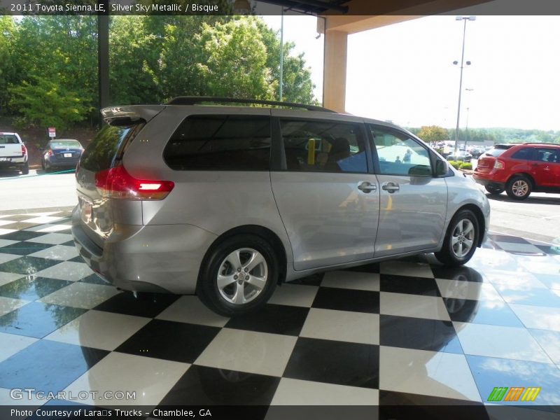 Silver Sky Metallic / Bisque 2011 Toyota Sienna LE