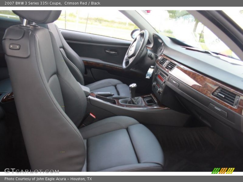 Crimson Red / Black 2007 BMW 3 Series 335i Coupe