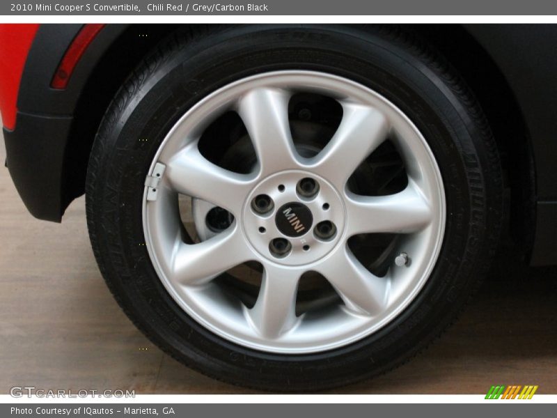 Chili Red / Grey/Carbon Black 2010 Mini Cooper S Convertible