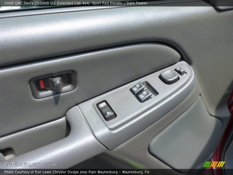 Sport Red Metallic / Dark Pewter 2006 GMC Sierra 2500HD SLE Extended Cab 4x4