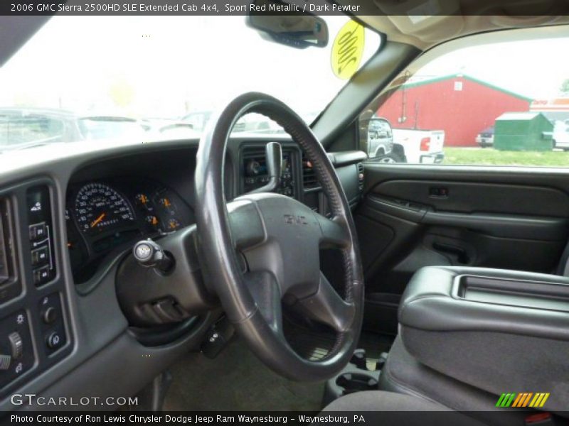 Sport Red Metallic / Dark Pewter 2006 GMC Sierra 2500HD SLE Extended Cab 4x4
