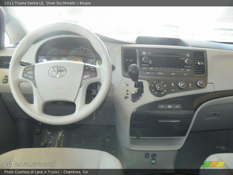 Silver Sky Metallic / Bisque 2011 Toyota Sienna LE