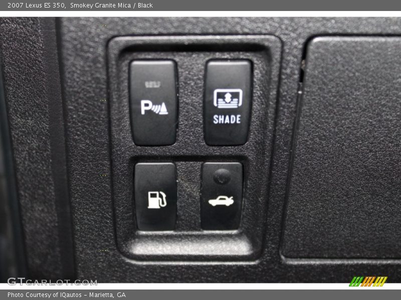 Smokey Granite Mica / Black 2007 Lexus ES 350