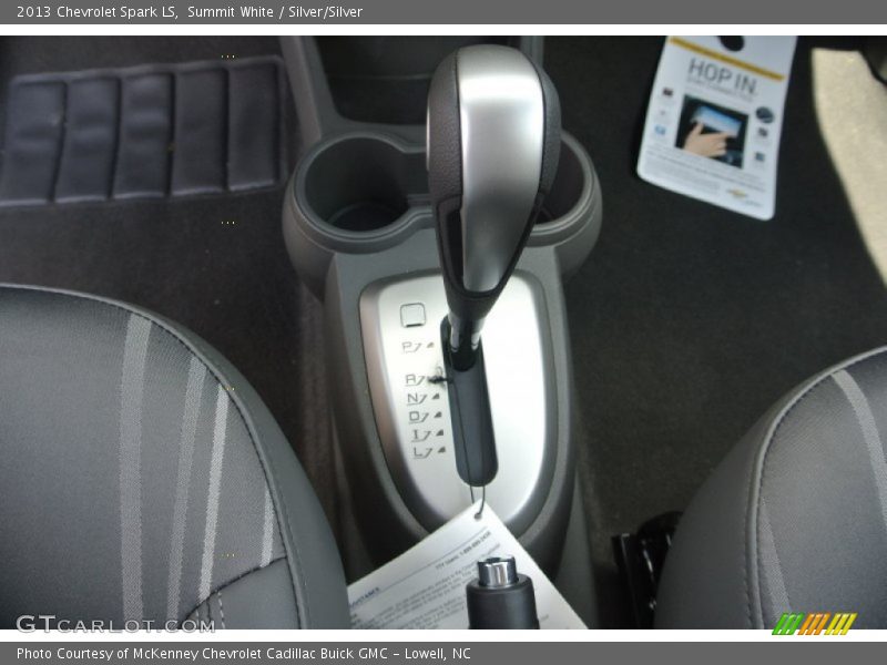 Summit White / Silver/Silver 2013 Chevrolet Spark LS