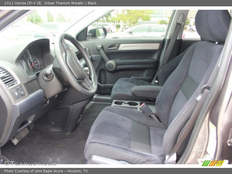 Urban Titanium Metallic / Black 2011 Honda CR-V SE