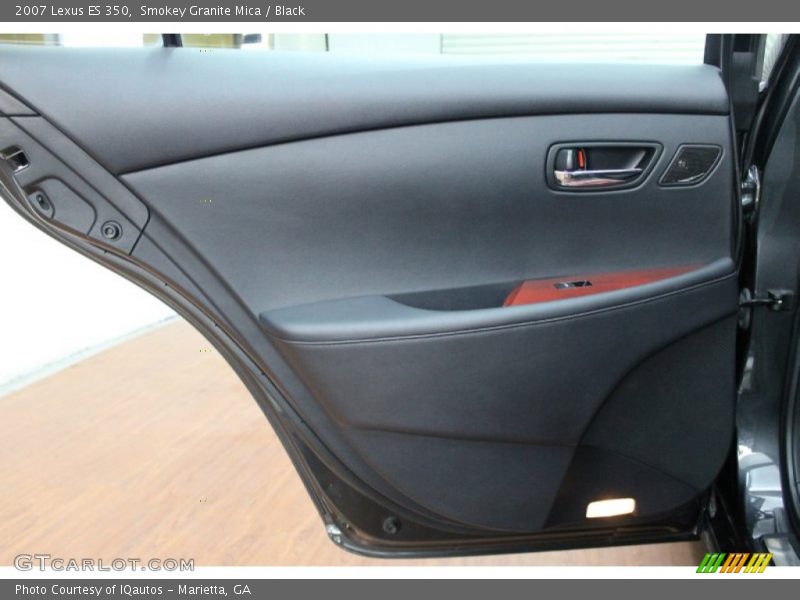 Smokey Granite Mica / Black 2007 Lexus ES 350