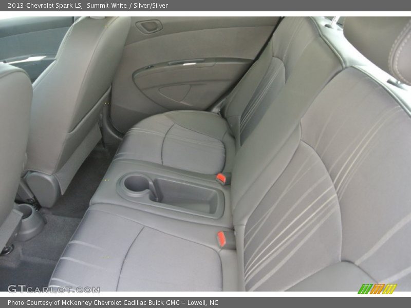 Summit White / Silver/Silver 2013 Chevrolet Spark LS