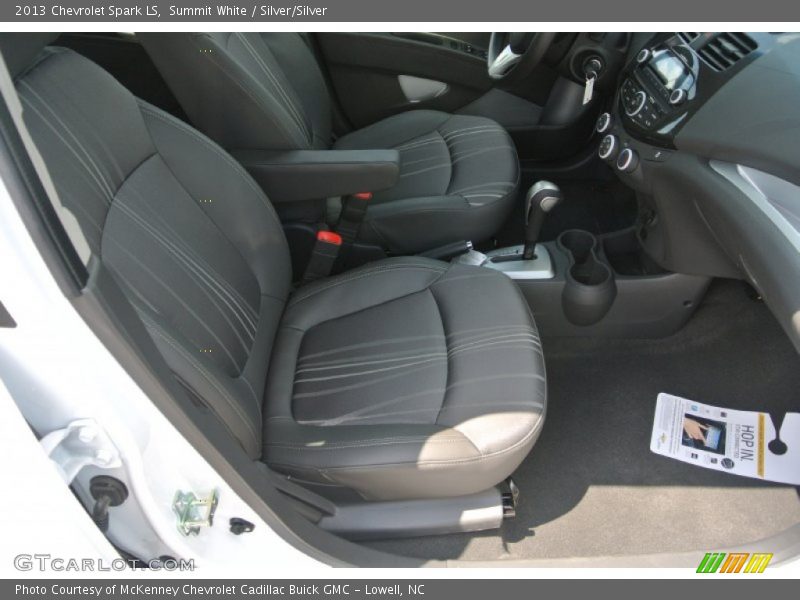 Summit White / Silver/Silver 2013 Chevrolet Spark LS