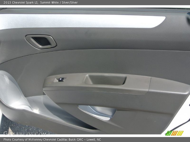 Summit White / Silver/Silver 2013 Chevrolet Spark LS