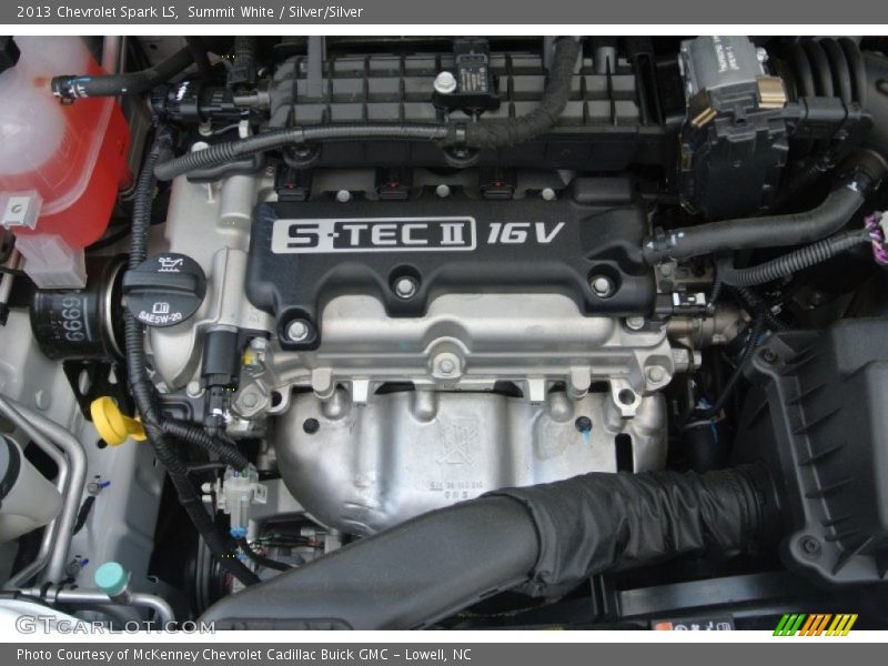Summit White / Silver/Silver 2013 Chevrolet Spark LS