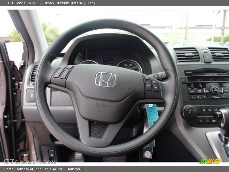 Urban Titanium Metallic / Black 2011 Honda CR-V SE