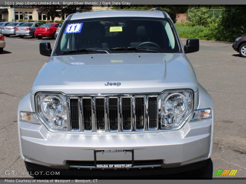 Bright Silver Metallic / Dark Slate Gray 2011 Jeep Liberty Limited 4x4